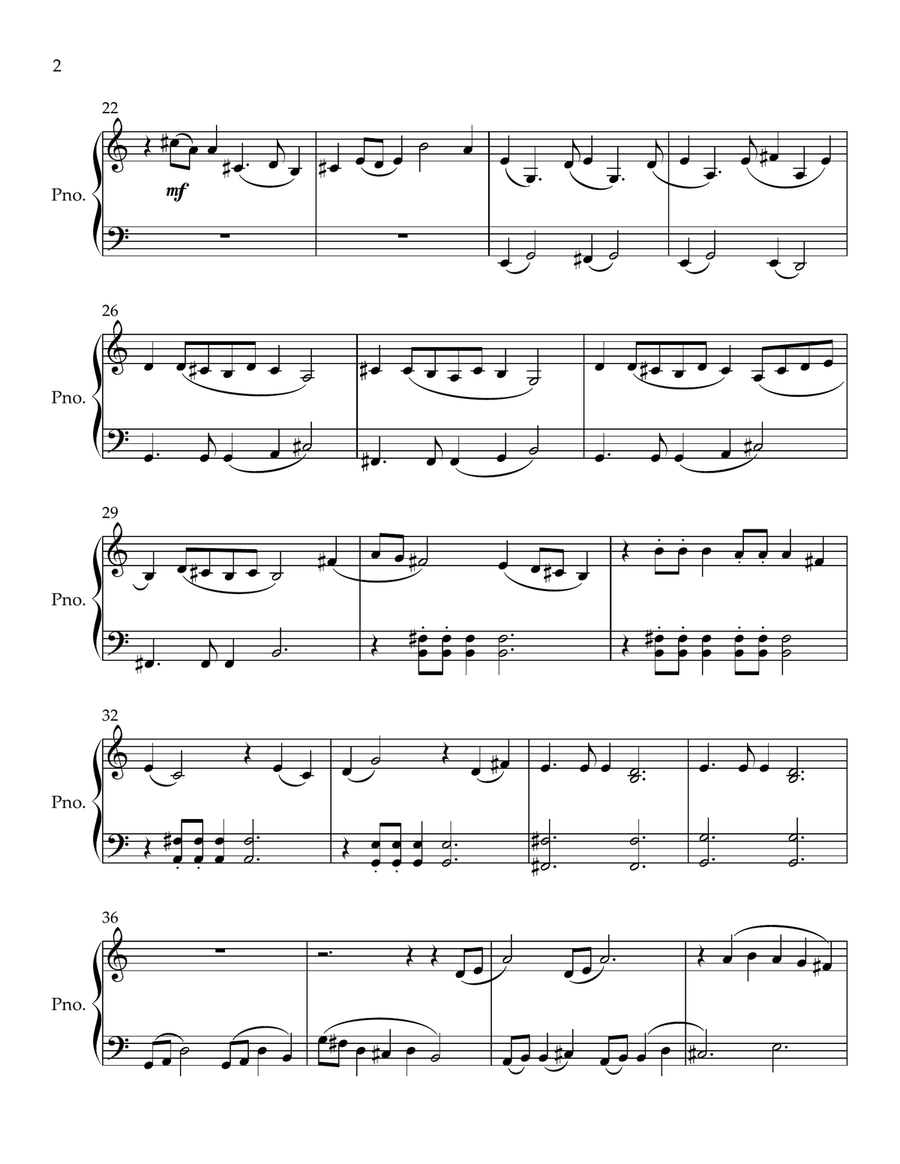 Royal Dream Royal Dream Piano Solo scores gallery preview page 2