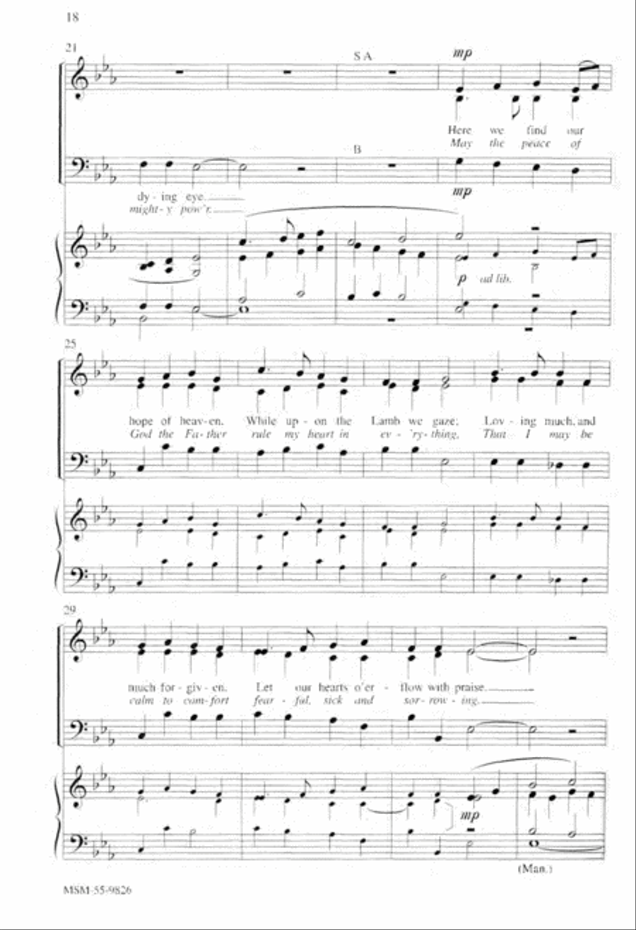 Coram Deo, Set II 3-Part scores gallery preview page 8