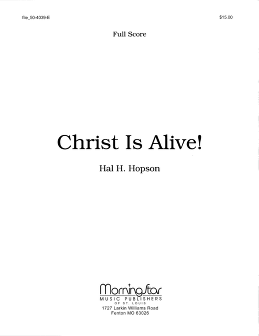Christ Is Alive! (Full Score) image number null
