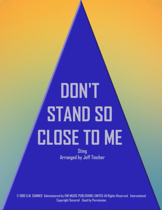 Book cover for Don't Stand So Close To Me