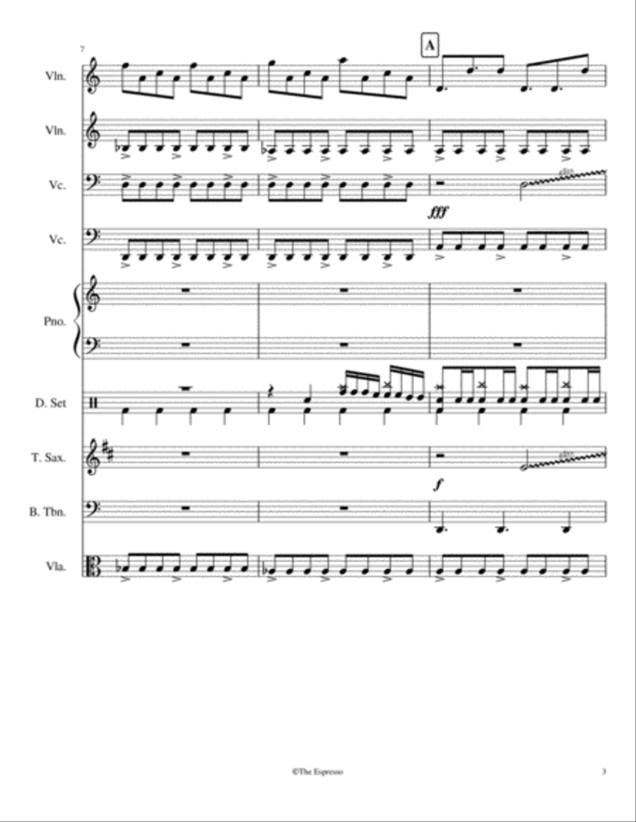 SHRED Large Ensemble scores gallery preview page 3