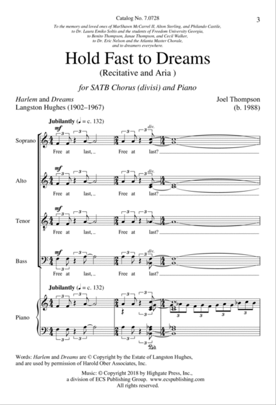 Hold Fast to Dreams Hold Fast to Dreams Divisi scores gallery preview page 2