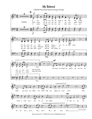 My Beloved - A Bridal Processional Hymn