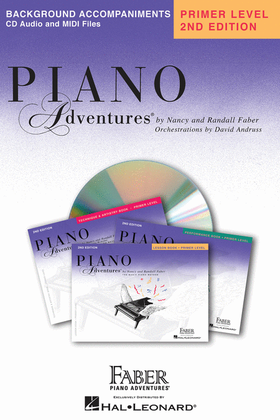Book cover for Piano Adventures Primer Level - Lesson Book CD