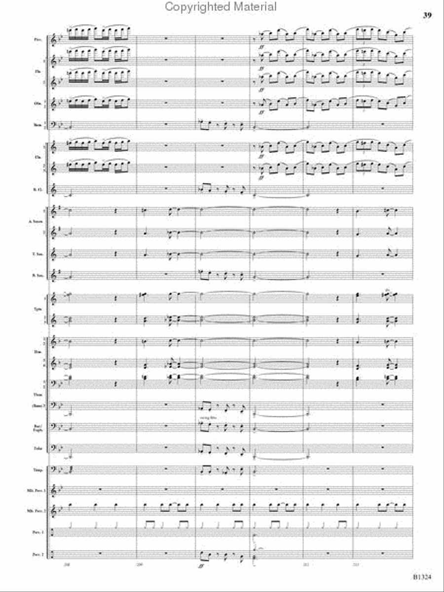 Fusion Concert Band scores gallery preview page 38