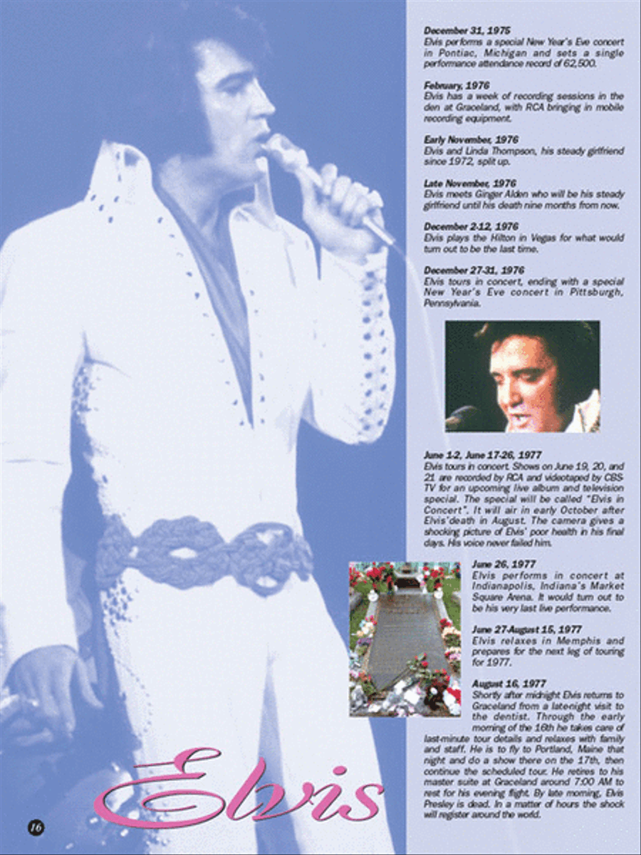 Elvis Presley Anthology – Volume 1 Piano, Vocal, Guitar scores gallery preview page 4