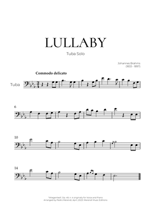 Book cover for Lullaby (Tuba Solo) - Johannes Brahms