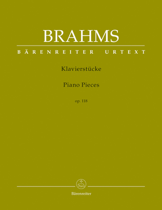 Book cover for Klavierstuecke op. 118