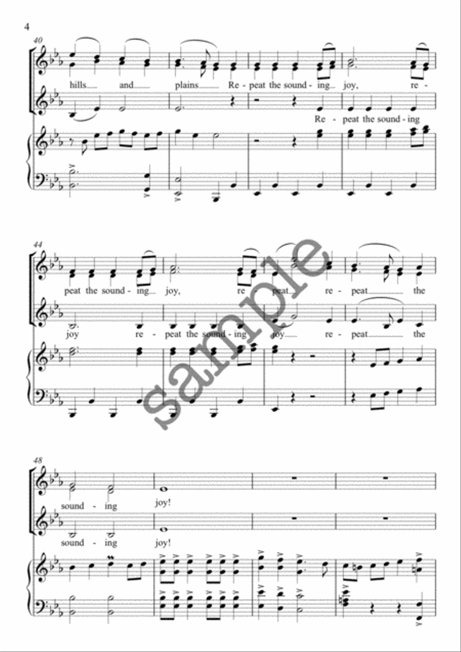 Joy to the World SSAA scores gallery preview page 4