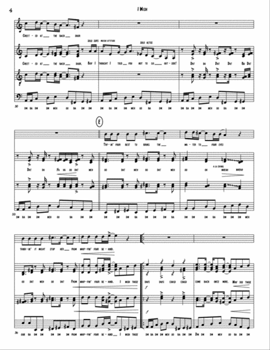 I Wish I Wish Divisi scores gallery preview page 4