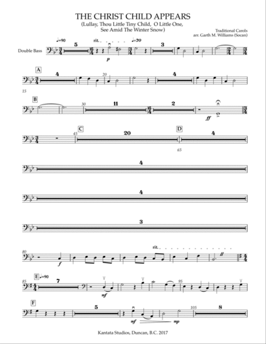 THE CHRIST CHILD APPEARS FOR STRING ORCHESTRA String Orchestra scores gallery preview page 6