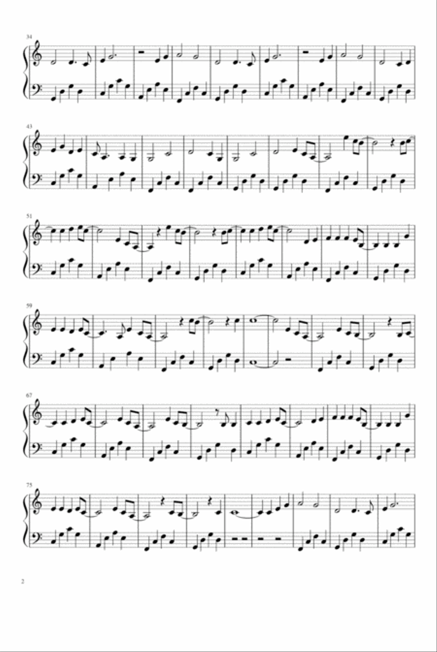 All Falls Down Piano Solo scores gallery preview page 2