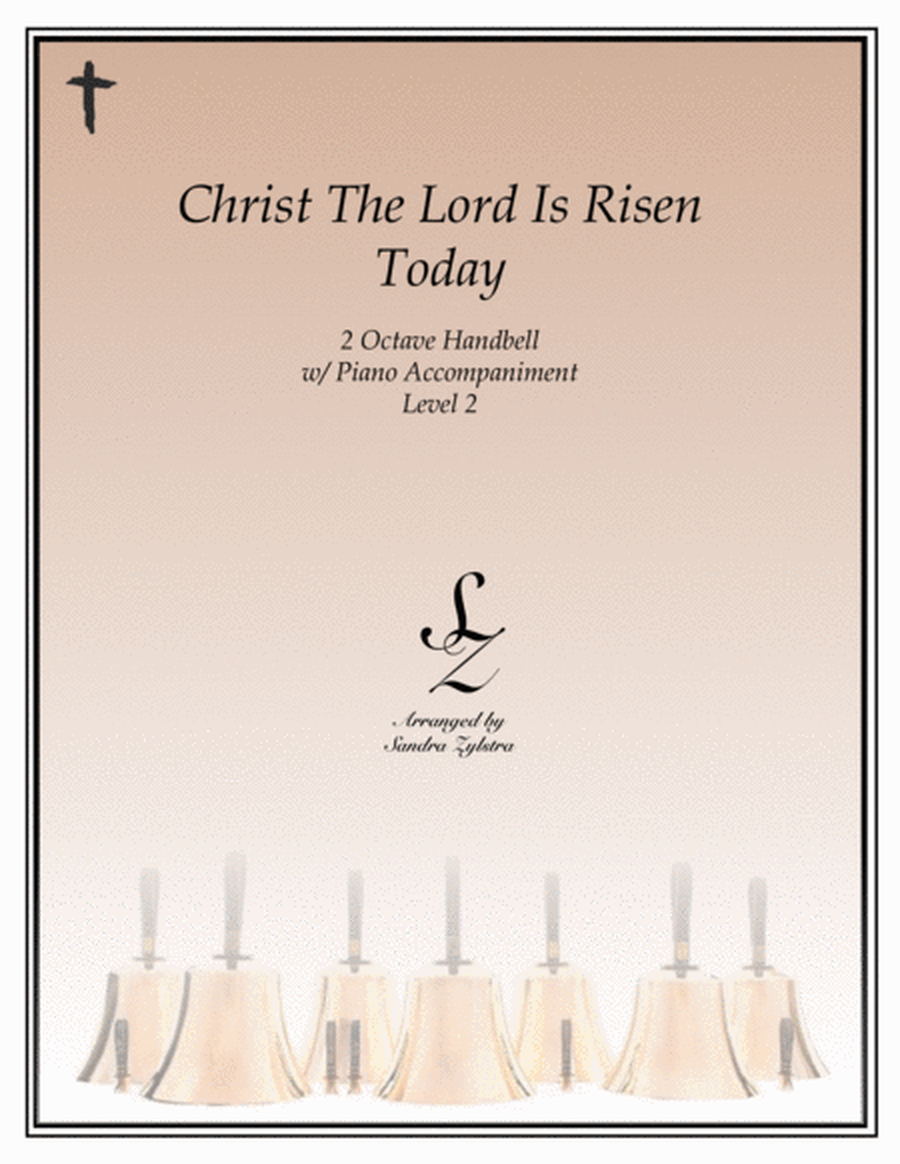 Christ The Lord Is Risen Today (2 octave handbell + piano accompaniment) image number null
