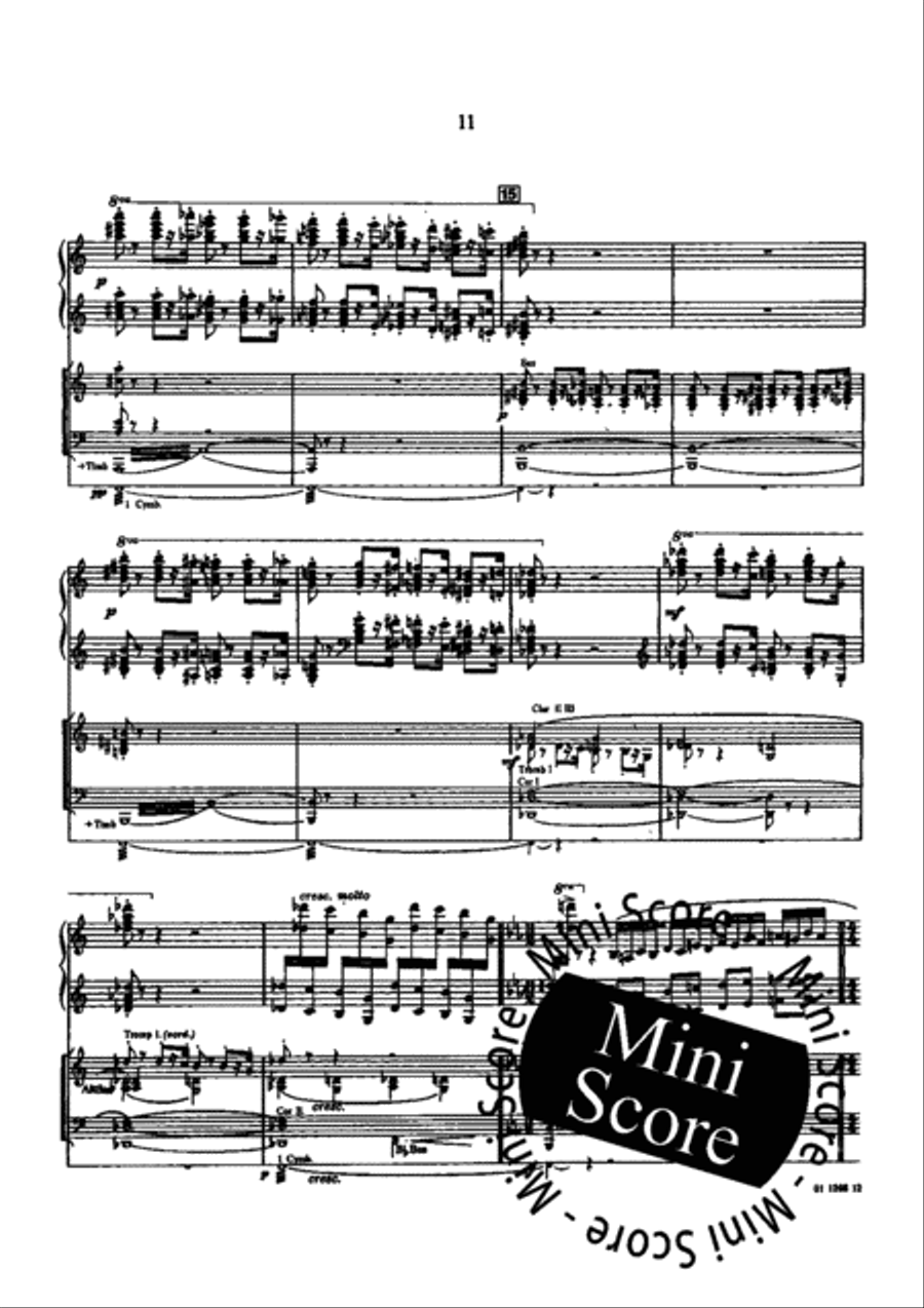 Parade Concerto Concert Band scores gallery preview page 14