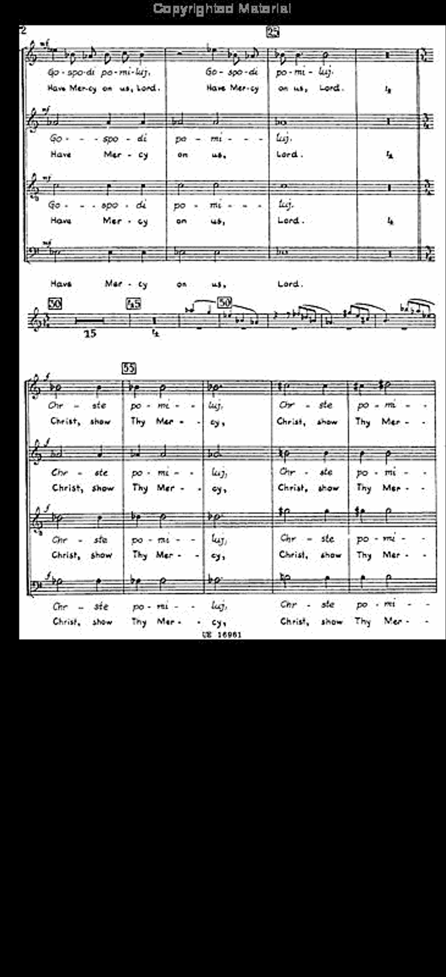 Glagolithic Messe 4-Part scores gallery preview page 3