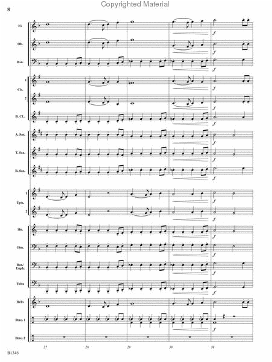 Pride and Purpose Concert Band scores gallery preview page 7