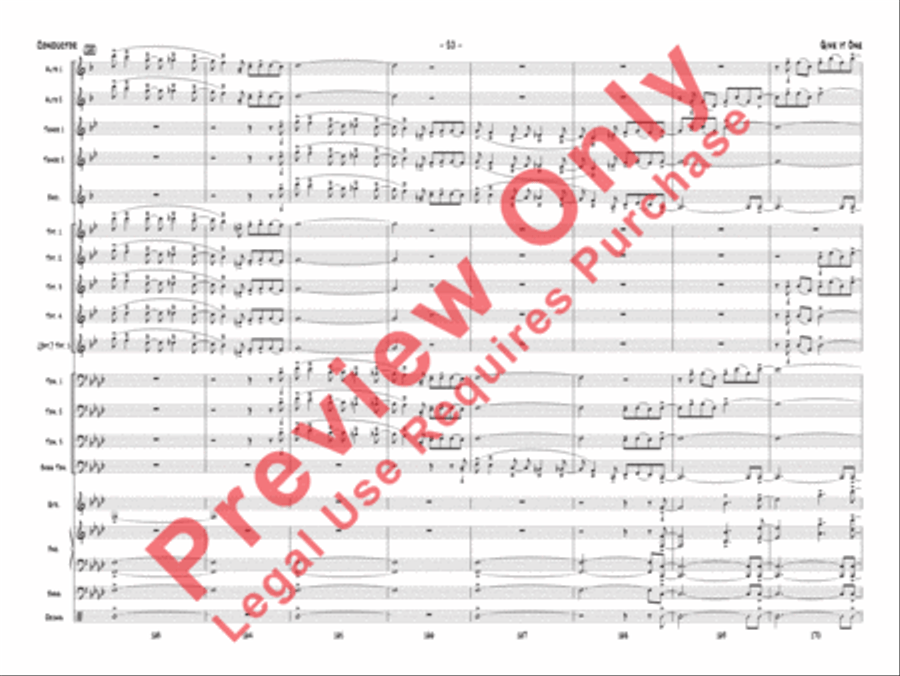 Give It One Give It One Jazz Ensemble scores gallery preview page 21