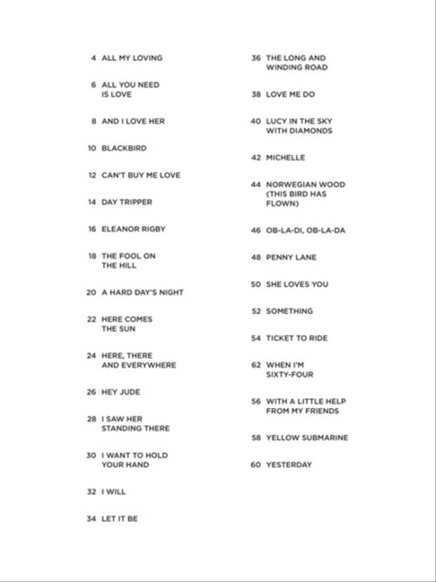 The Beatles for Violin Duet String Duet scores gallery preview page 3