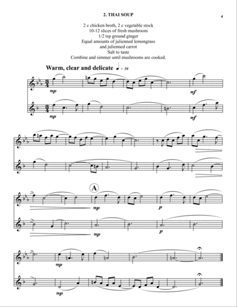 Amuses-Bouches Flute scores gallery preview page 5