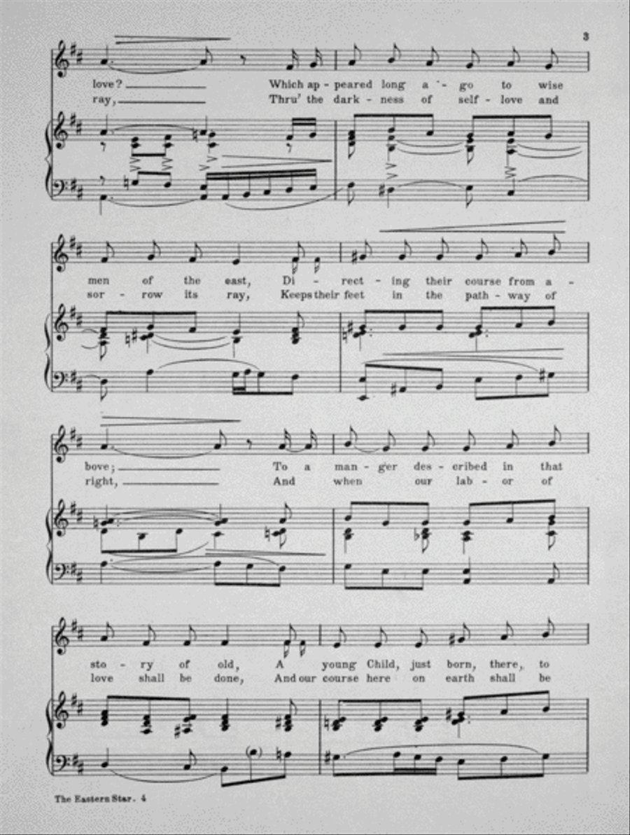 The Eastern Star Song Voice scores gallery preview page 3