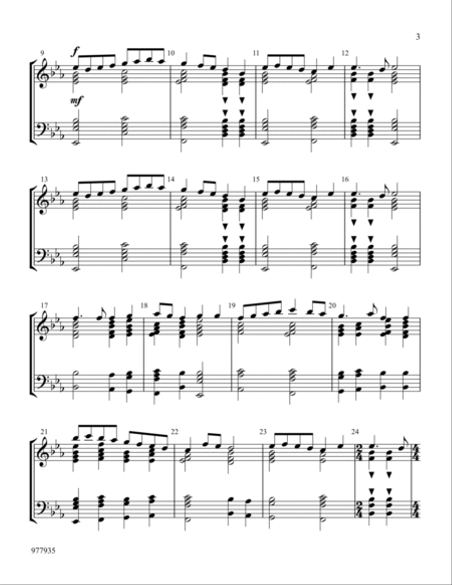 God's Own Child, I Gladly Say It Handbell Choir scores gallery preview page 3
