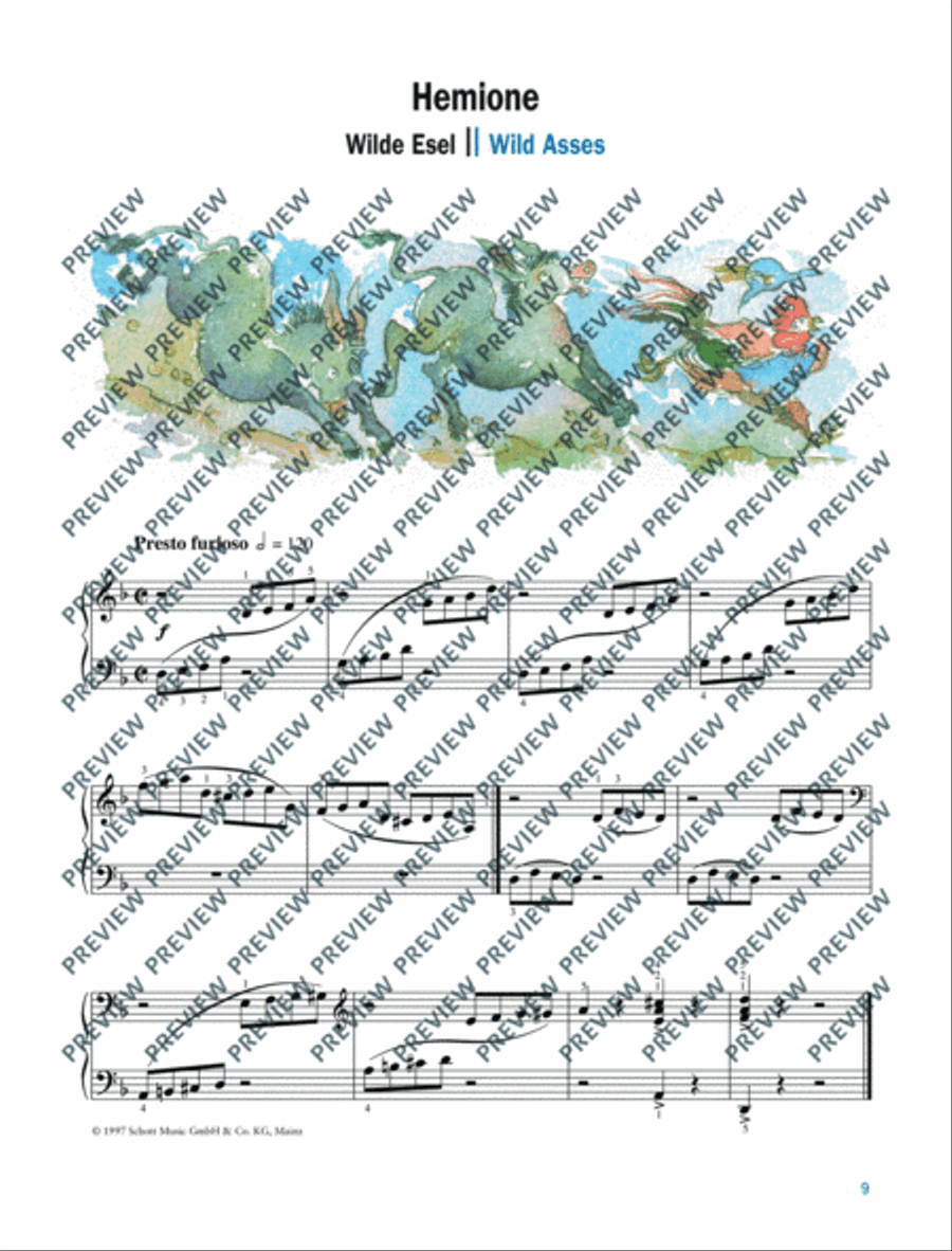 The Carnival of the Animals Piano Solo scores gallery preview page 10