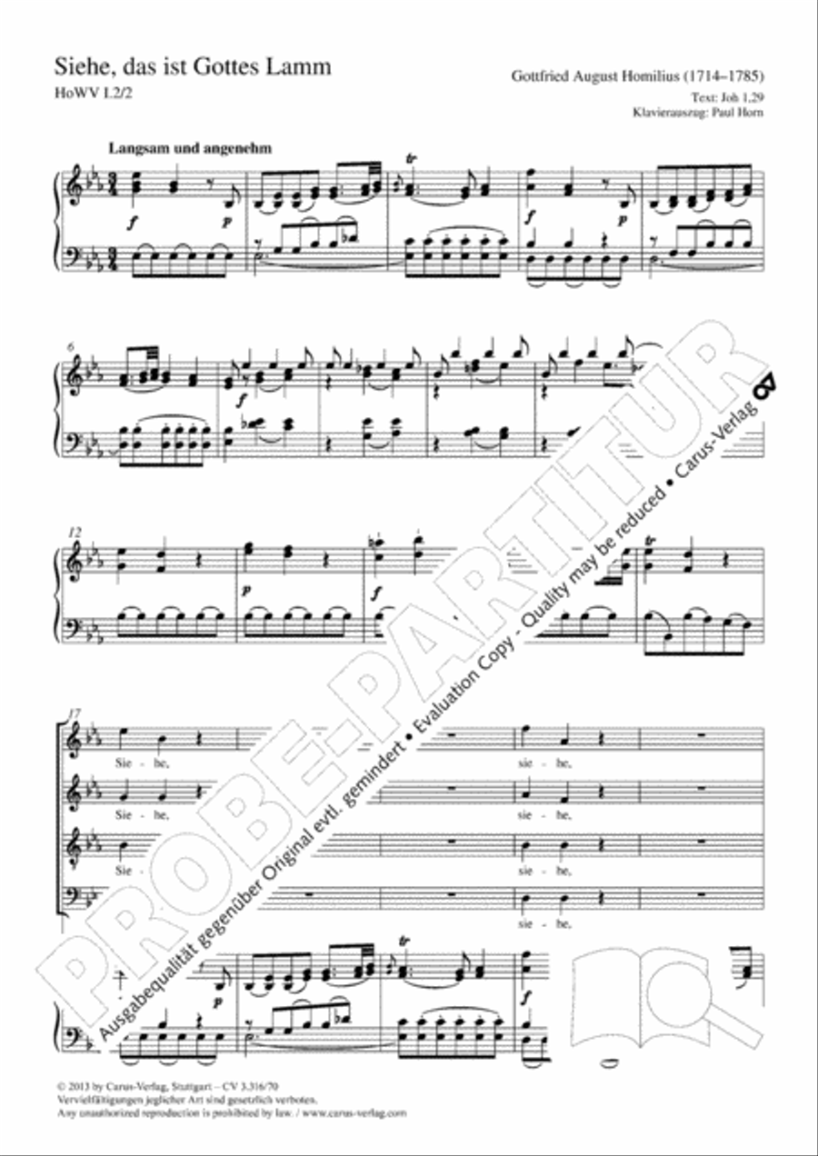 See now, this is God's own Lamb 4-Part scores gallery preview page 2