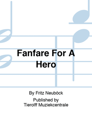 Book cover for Fanfare For A Hero