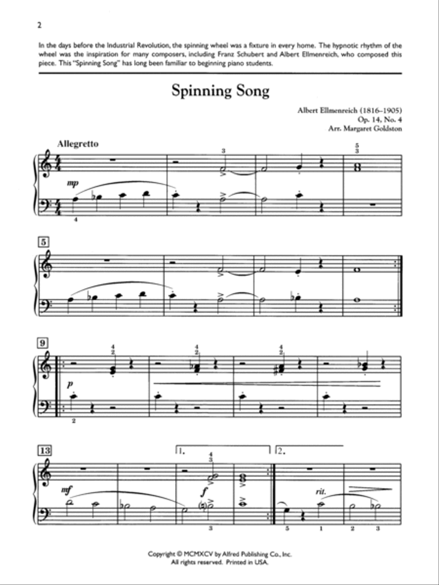 Spinning Song Small Ensemble scores gallery preview page 4