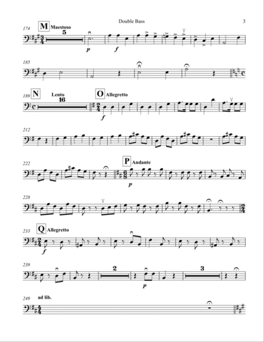 A Wee Hour In A Russian Village String Orchestra scores gallery preview page 3