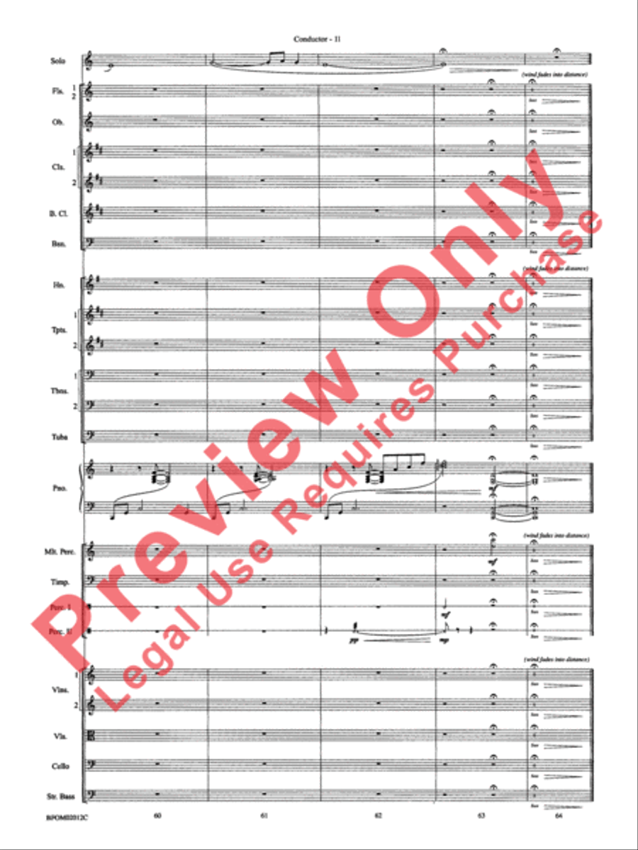 All Is Calm (Based on Silent Night) Full Orchestra scores gallery preview page 14