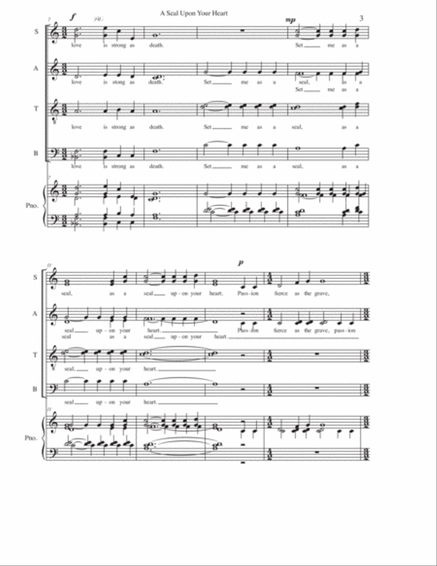 A Seal Upon Your Heart Small Ensemble scores gallery preview page 3