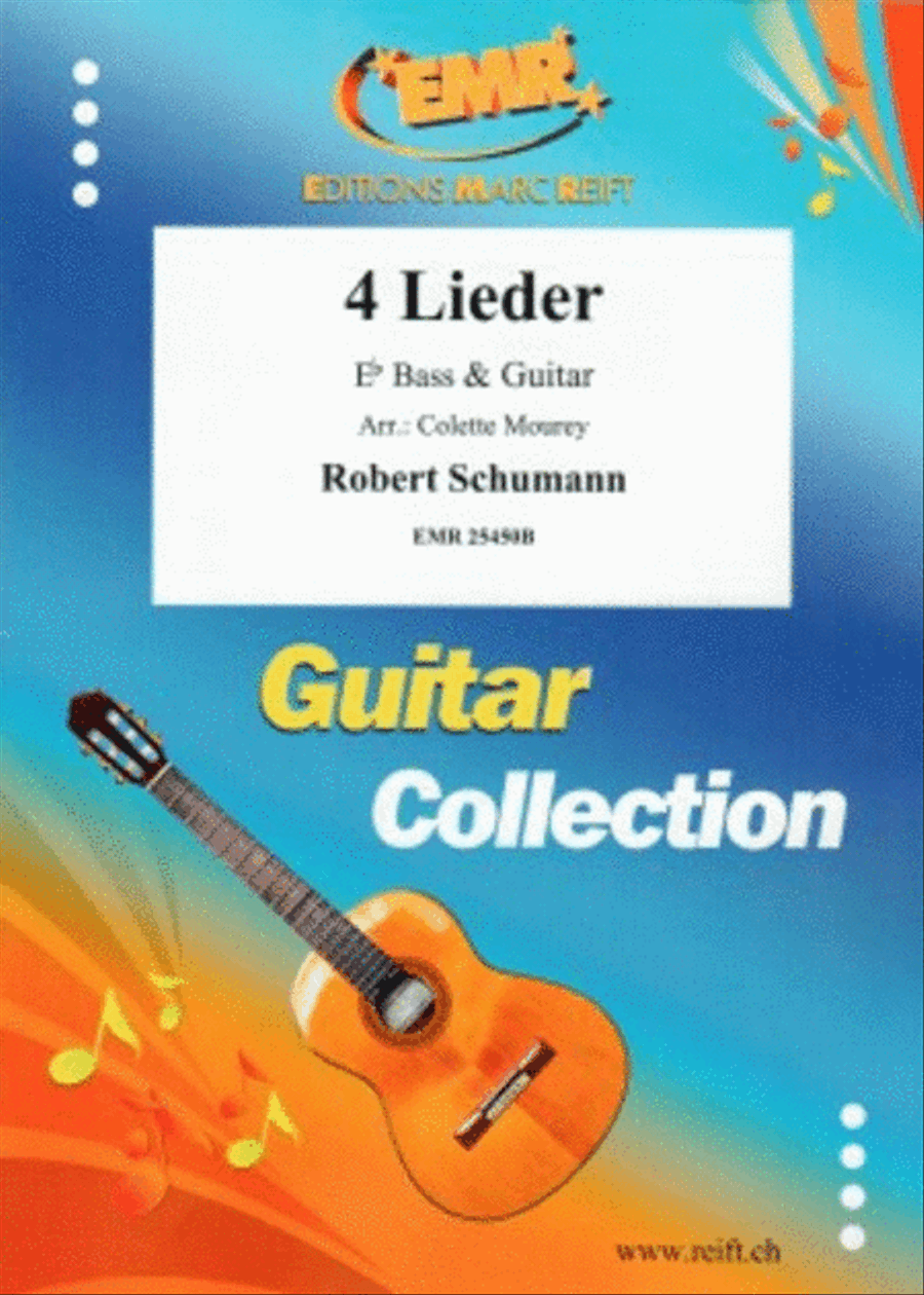 4 Lieder 4 Lieder Classical Guitar scores gallery preview page 1