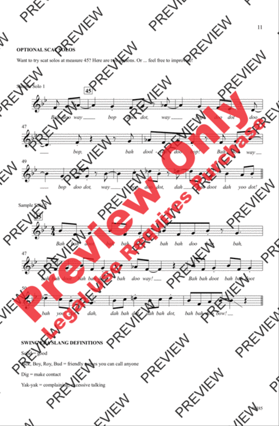 Solid Potato Salad Women's Choir scores gallery preview page 10