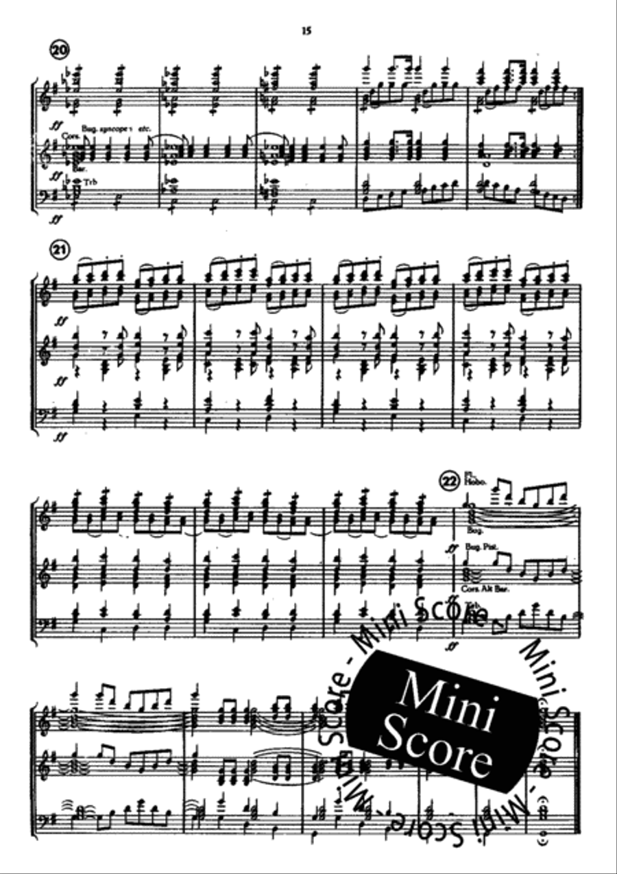 Il Barbiere Di Sivigla Il Barbiere Di Sivigla Concert Band scores gallery preview page 19