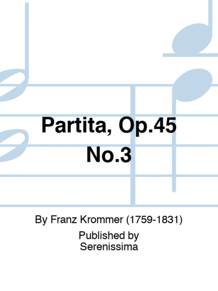 Partita, Op.45 No.3