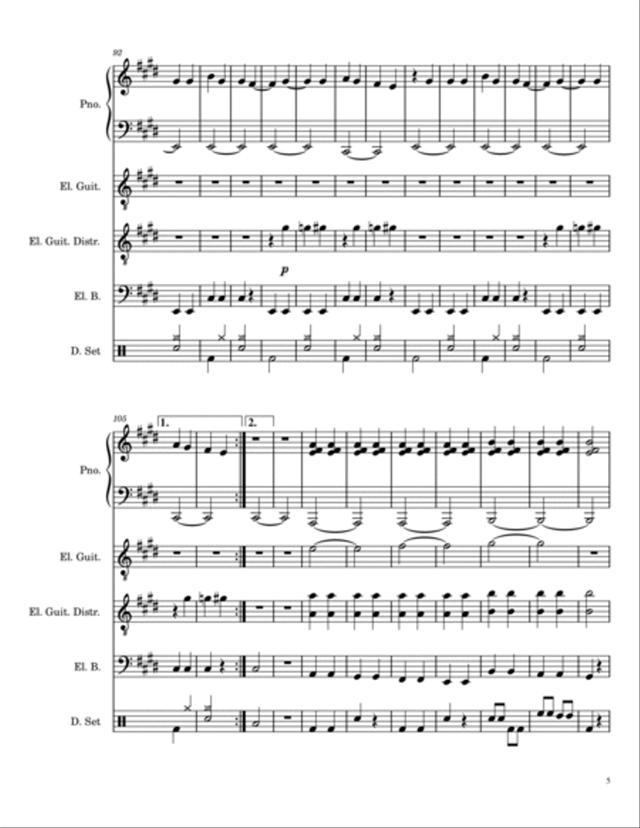 Christmas Drag Small Ensemble scores gallery preview page 5