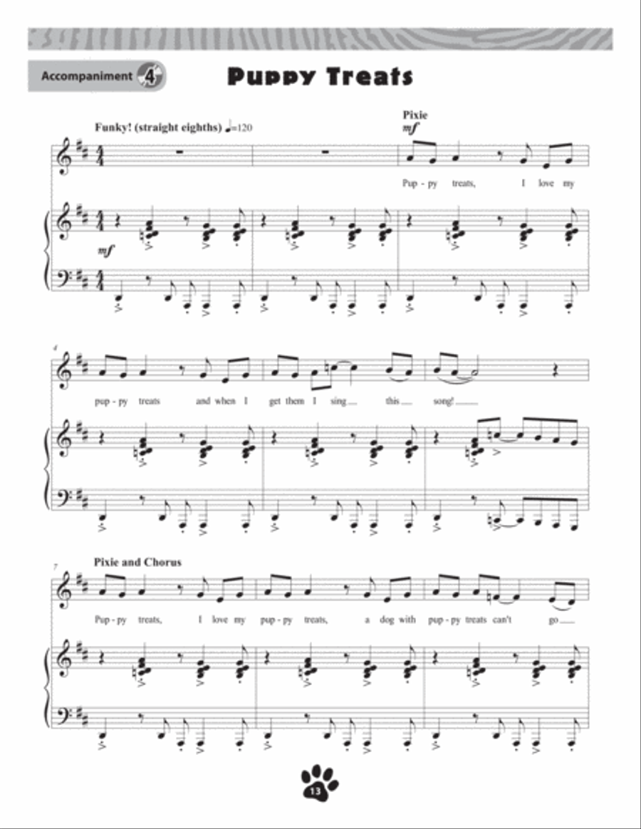 Puzzle Puppy Unison Choir scores gallery preview page 7