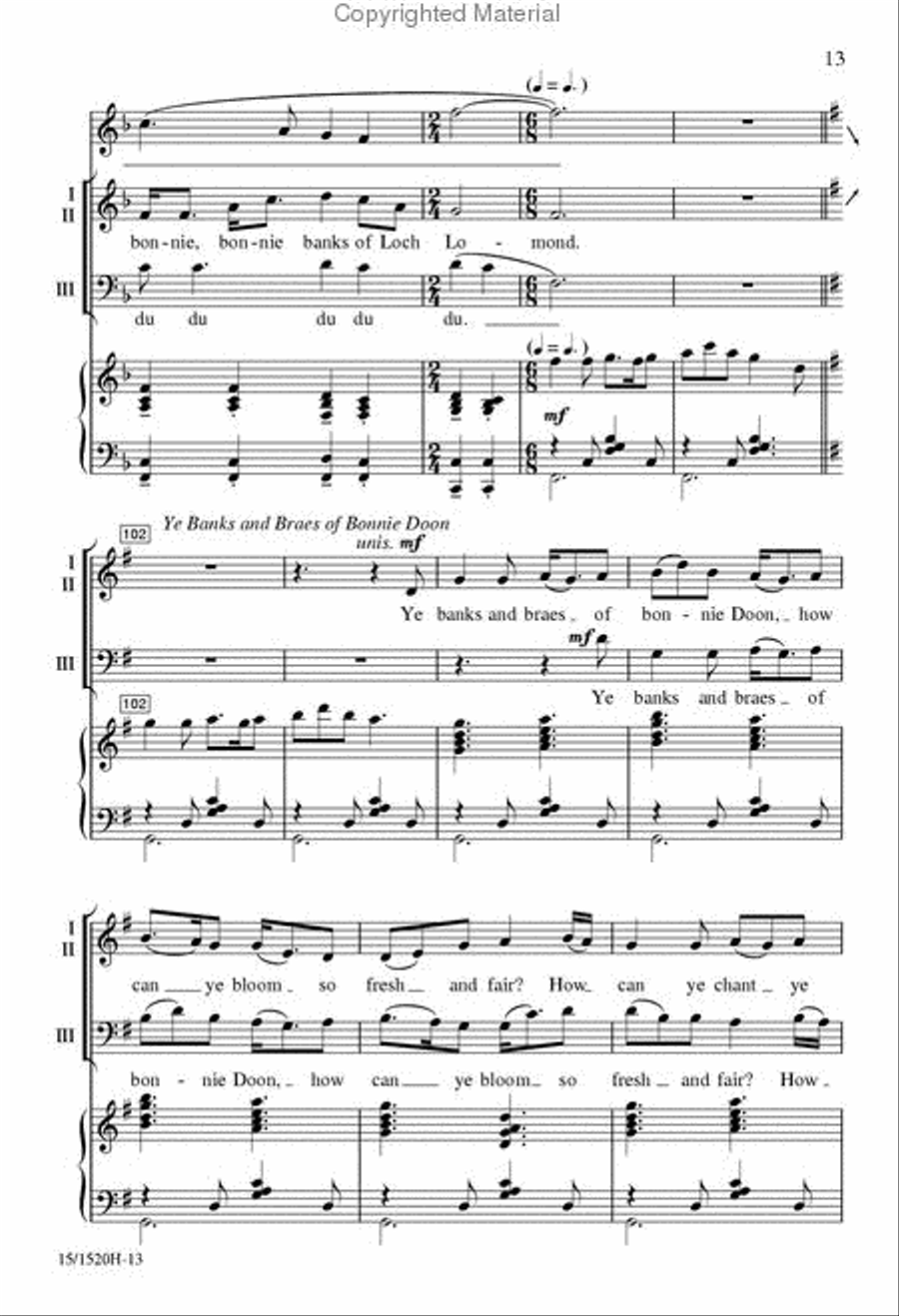 A Scottish Tribute A Scottish Tribute 3-Part scores gallery preview page 12
