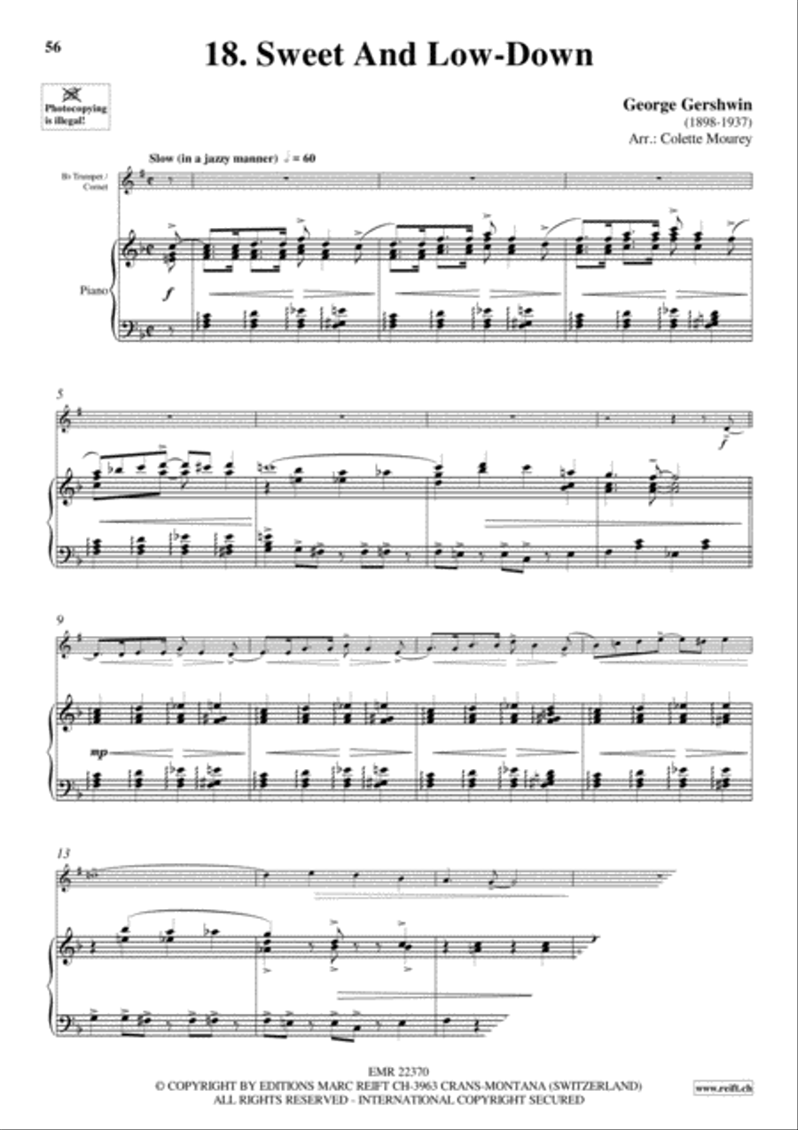 Gershwin 20 Greatest Hits Cornet scores gallery preview page 20