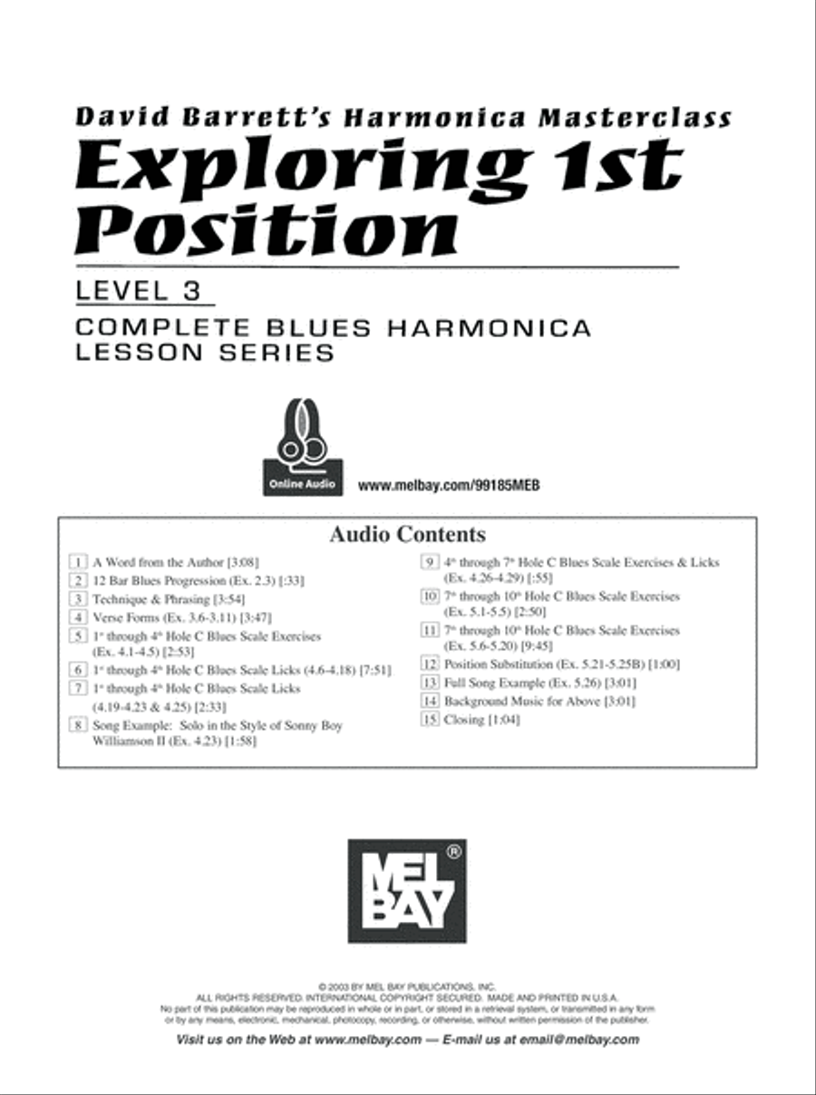 Exploring 1st Position, Level 3 Harmonica scores gallery preview page 7