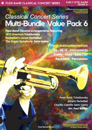 Book cover for Classical Concert Series Multi-Bundle Pack 6 (Flexible Instrumentation)