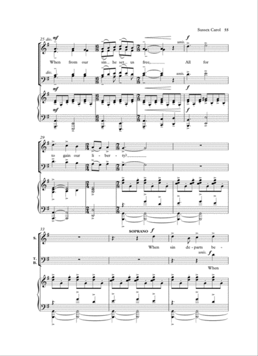 Bob Chilcott Carols 2 4-Part scores gallery preview page 8