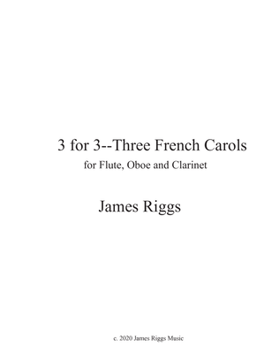 Three French Carols for Woodwind Trio