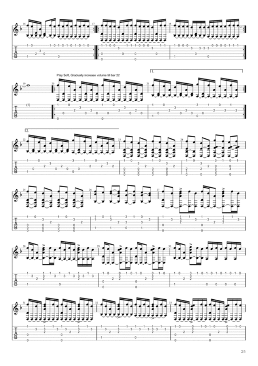 Lux Aeterna Lux Aeterna Acoustic Guitar scores gallery preview page 2