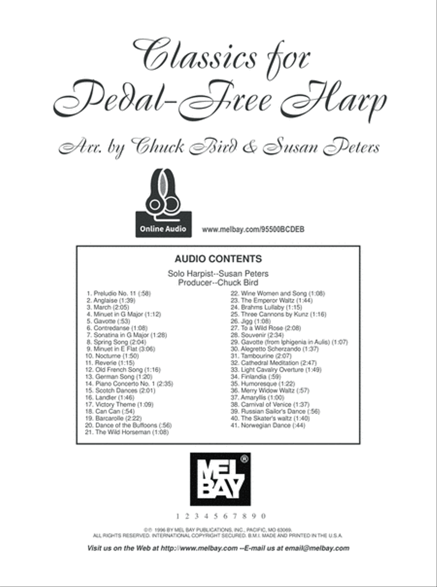 Classics for Pedal-Free Harp Pedal Harp scores gallery preview page 2