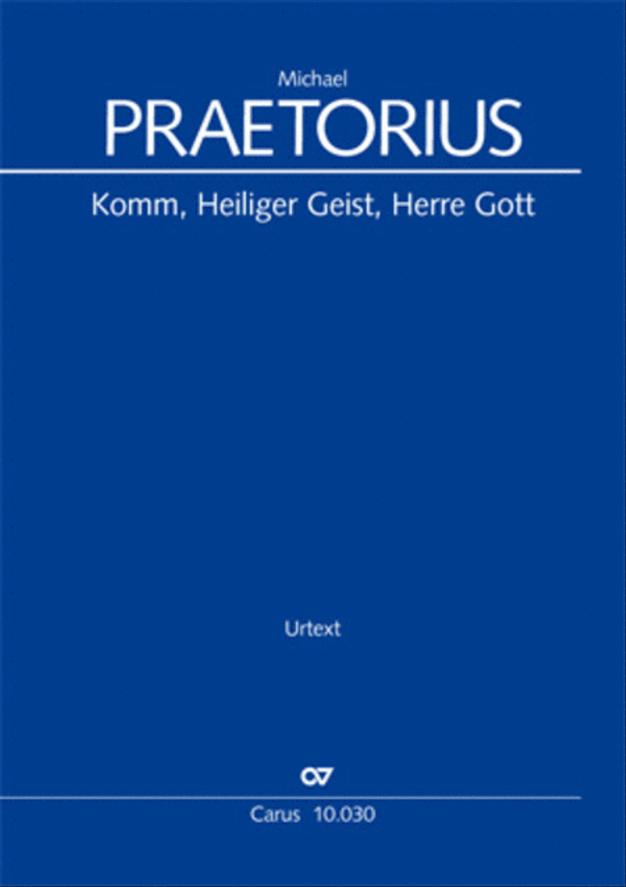 Come, Holy Ghost, God and Lord (Komm, Heiliger Geist, Herre Gott) 4-Part scores gallery preview page 1