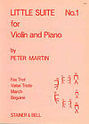 Book cover for Little Suites for Solo or Unison Violins and Piano. Book 1: Violin part and Piano part