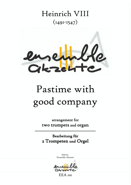Pastime with good company - arrangement for two trumpets and organ image number null