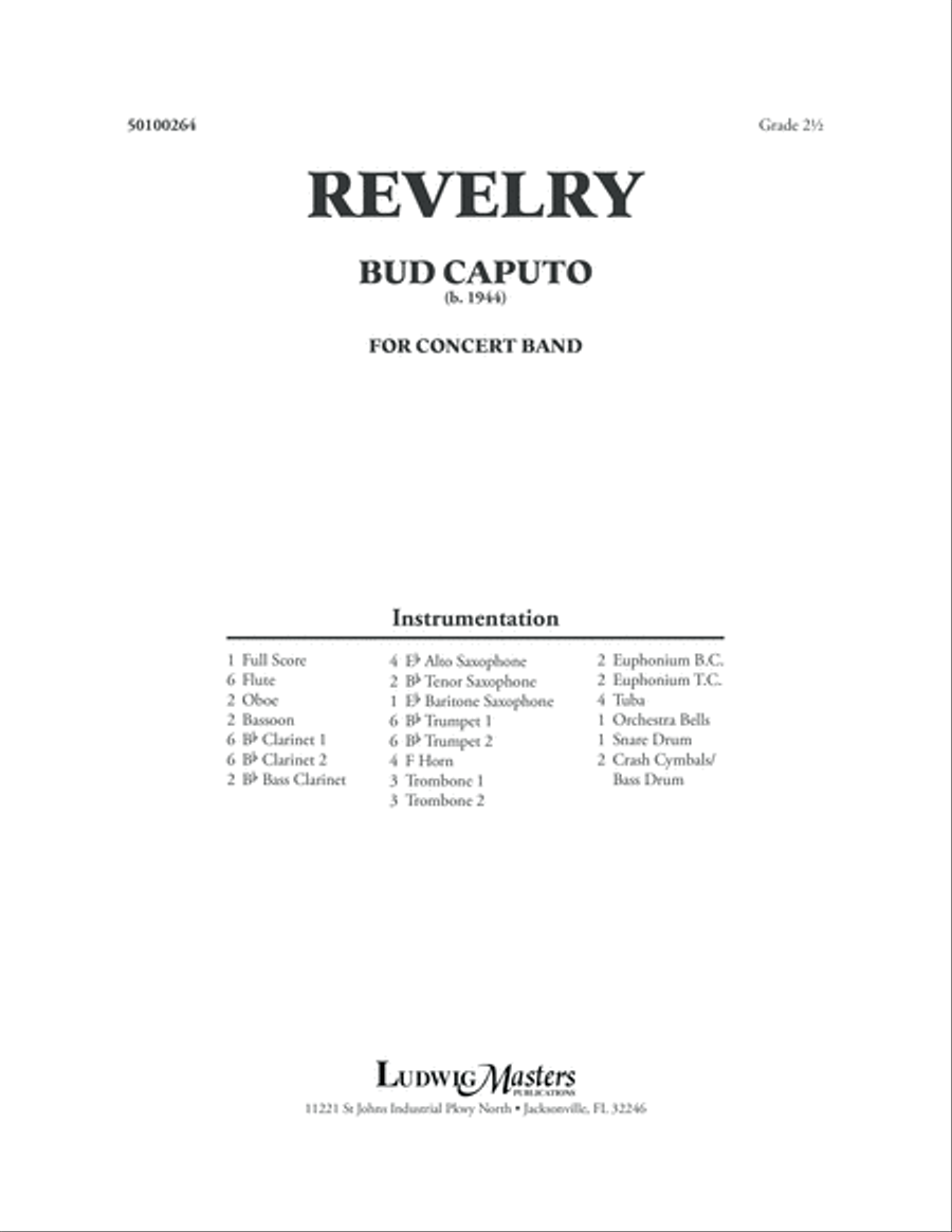 Revelry Concert Band scores gallery preview page 1
